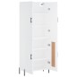 vidaXL Highboard Weiß 69,5x34x180 cm Holzwerkstoff vidaXL Highboard Weiß 69,5x34x180 cm Holzwerkstoff