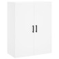 vidaXL Highboard Weiß 69,5x34x180 cm Holzwerkstoff vidaXL Highboard Weiß 69,5x34x180 cm Holzwerkstoff
