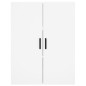 vidaXL Highboard Weiß 69,5x34x180 cm Holzwerkstoff vidaXL Highboard Weiß 69,5x34x180 cm Holzwerkstoff
