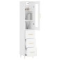 vidaXL Highboard Weiß 34,5x34x180 cm Holzwerkstoff vidaXL Highboard Weiß 34,5x34x180 cm Holzwerkstoff