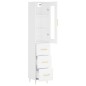 vidaXL Highboard Weiß 34,5x34x180 cm Holzwerkstoff vidaXL Highboard Weiß 34,5x34x180 cm Holzwerkstoff