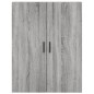 vidaXL Highboard Grau Sonoma 69,5x34x180 cm Holzwerkstoff vidaXL Highboard Grau Sonoma 69,5x34x180 cm Holzwerkstoff