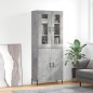 vidaXL Highboard Betongrau 69,5x34x180 cm Holzwerkstoff vidaXL Highboard Betongrau 69,5x34x180 cm Holzwerkstoff