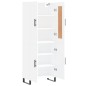 vidaXL Highboard Weiß 69,5x34x180 cm Holzwerkstoff vidaXL Highboard Weiß 69,5x34x180 cm Holzwerkstoff