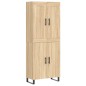 vidaXL Highboard Sonoma-Eiche 69,5x34x180 cm Holzwerkstoff vidaXL Highboard Sonoma-Eiche 69,5x34x180 cm Holzwerkstoff