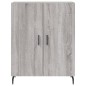 vidaXL Highboard Grau Sonoma 69,5x34x180 cm Holzwerkstoff vidaXL Highboard Grau Sonoma 69,5x34x180 cm Holzwerkstoff