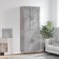 vidaXL Highboard Betongrau 69,5x34x180 cm Holzwerkstoff vidaXL Highboard Betongrau 69,5x34x180 cm Holzwerkstoff