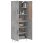 vidaXL Highboard Betongrau 69,5x34x180 cm Holzwerkstoff vidaXL Highboard Betongrau 69,5x34x180 cm Holzwerkstoff