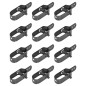 vidaXL Drahtspanner für Maschendrahtzaun 12 Stk. 100 mm Grau vidaXL Drahtspanner für Maschendrahtzaun 12 Stk. 100 mm Grau