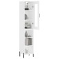 vidaXL Highboard Weiß 34,5x34x180 cm Holzwerkstoff vidaXL Highboard Weiß 34,5x34x180 cm Holzwerkstoff