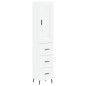 vidaXL Highboard Weiß 34,5x34x180 cm Holzwerkstoff vidaXL Highboard Weiß 34,5x34x180 cm Holzwerkstoff