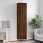 vidaXL Highboard Braun Eichen-Optik 34,5x34x180 cm Holzwerkstoff vidaXL Highboard Braun Eichen-Optik 34,5x34x180 cm Holzwerkstoff