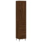 vidaXL Highboard Braun Eichen-Optik 34,5x34x180 cm Holzwerkstoff vidaXL Highboard Braun Eichen-Optik 34,5x34x180 cm Holzwerkstoff