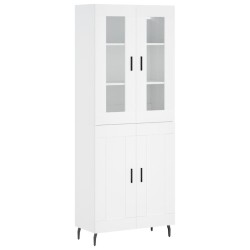 vidaXL Highboard Weiß 69,5x34x180 cm Holzwerkstoff