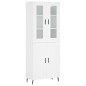 vidaXL Highboard Weiß 69,5x34x180 cm Holzwerkstoff vidaXL Highboard Weiß 69,5x34x180 cm Holzwerkstoff