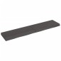 Waschtischplatte Dunkelgrau 140x30x6 cm Massivholz Behandelt Waschtischplatte Dunkelgrau 140x30x6 cm Massivholz Behandelt