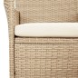 vidaXL 7-tlg. Garten-Essgruppe mit Kissen Beige Poly Rattan vidaXL 7-tlg. Garten-Essgruppe mit Kissen Beige Poly Rattan