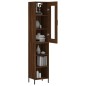 vidaXL Highboard Braun Eichen-Optik 34,5x34x180 cm Holzwerkstoff vidaXL Highboard Braun Eichen-Optik 34,5x34x180 cm Holzwerkstoff