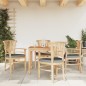 vidaXL 5-tlg. Garten-Essgruppe Massivholz Teak vidaXL 5-tlg. Garten-Essgruppe Massivholz Teak