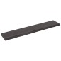 Waschtischplatte Dunkelgrau 160x30x6 cm Massivholz Behandelt Waschtischplatte Dunkelgrau 160x30x6 cm Massivholz Behandelt