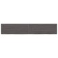 Waschtischplatte Dunkelgrau 160x30x6 cm Massivholz Behandelt Waschtischplatte Dunkelgrau 160x30x6 cm Massivholz Behandelt