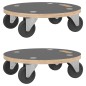vidaXL Rollbretter 2 Stk. Rund Ø38x11,5 cm vidaXL Rollbretter 2 Stk. Rund Ø38x11,5 cm
