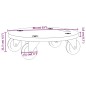 vidaXL Rollbretter 2 Stk. Rund Ø38x11,5 cm vidaXL Rollbretter 2 Stk. Rund Ø38x11,5 cm