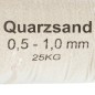 vidaXL Filtersand 25 kg 0,5-1,0 mm vidaXL Filtersand 25 kg 0,5-1,0 mm