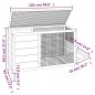 vidaXL Kaninchenstall Mokka 103x44x69,5 cm Massivholz Kiefer vidaXL Kaninchenstall Mokka 103x44x69,5 cm Massivholz Kiefer