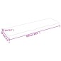 Waschtischplatte 100x30x4 cm Massivholz Unbehandelt Waschtischplatte 100x30x4 cm Massivholz Unbehandelt