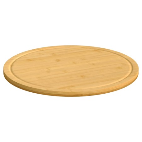 vidaXL Schneidebretter 6 Stk. Ø40x1,5 cm Bambus