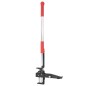 vidaXL Unkrautstecher Rot und Silbern 99,5 cm Eloxiertes Aluminium vidaXL Unkrautstecher Rot und Silbern 99,5 cm Eloxiertes Aluminium