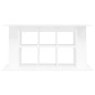 vidaXL Aquariumständer Weiß 120x40x60 cm Holzwerkstoff vidaXL Aquariumständer Weiß 120x40x60 cm Holzwerkstoff