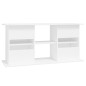 vidaXL Aquariumständer Weiß 121x41x58 cm Holzwerkstoff