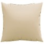 vidaXL Zierkissen 4 Stk. Beige 40x40 cm Stoff vidaXL Zierkissen 4 Stk. Beige 40x40 cm Stoff