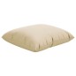 vidaXL Zierkissen 4 Stk. Beige 40x40 cm Stoff vidaXL Zierkissen 4 Stk. Beige 40x40 cm Stoff