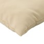 vidaXL Zierkissen 4 Stk. Beige 40x40 cm Stoff vidaXL Zierkissen 4 Stk. Beige 40x40 cm Stoff