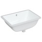 vidaXL Waschbecken Weiß 55,5x37,5x19 cm Rechteckig Keramik vidaXL Waschbecken Weiß 55,5x37,5x19 cm Rechteckig Keramik