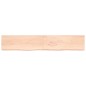 Waschtischplatte 220x40x6 cm Massivholz Unbehandelt