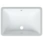 vidaXL Waschbecken Weiß 55,5x37,5x19 cm Rechteckig Keramik vidaXL Waschbecken Weiß 55,5x37,5x19 cm Rechteckig Keramik