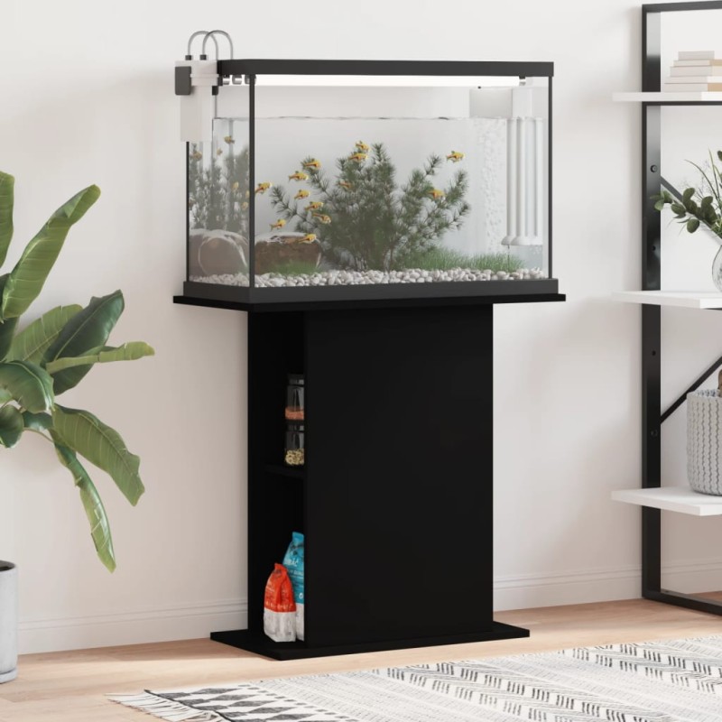 vidaXL Aquariumständer Schwarz 36x75x72,5 cm Holzwerkstoff vidaXL Aquariumständer Schwarz 36x75x72,5 cm Holzwerkstoff
