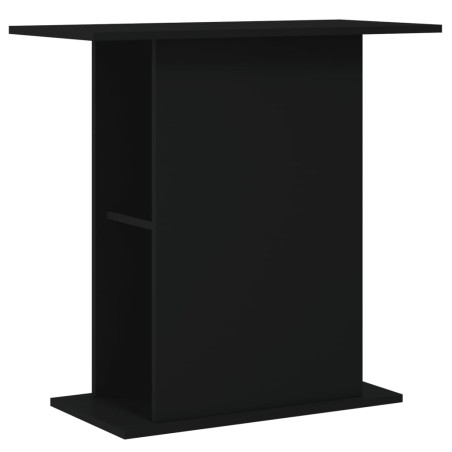 vidaXL Aquariumständer Schwarz 36x75x72,5 cm Holzwerkstoff