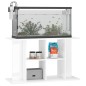 vidaXL Aquariumständer Hochglanz-Weiß 100x40x60 cm Holzwerkstoff vidaXL Aquariumständer Hochglanz-Weiß 100x40x60 cm Holzwerkstoff