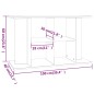 vidaXL Aquariumständer Hochglanz-Weiß 100x40x60 cm Holzwerkstoff vidaXL Aquariumständer Hochglanz-Weiß 100x40x60 cm Holzwerkstoff