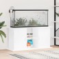 vidaXL Aquariumständer Hochglanz-Weiß 121x41x58 cm Holzwerkstoff vidaXL Aquariumständer Hochglanz-Weiß 121x41x58 cm Holzwerkstoff