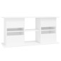 vidaXL Aquariumständer Hochglanz-Weiß 121x41x58 cm Holzwerkstoff vidaXL Aquariumständer Hochglanz-Weiß 121x41x58 cm Holzwerkstoff