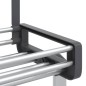 vidaXL Tür-Organizer mit 5 Ablagen 52x20x135 cm Aluminium vidaXL Tür-Organizer mit 5 Ablagen 52x20x135 cm Aluminium