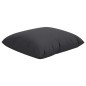 vidaXL Zierkissen 4 Stk. Schwarz 40x40 cm Stoff vidaXL Zierkissen 4 Stk. Schwarz 40x40 cm Stoff