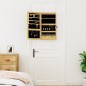 vidaXL Spiegel-Schmuckschrank mit LED-Beleuchtung Wandmontage vidaXL Spiegel-Schmuckschrank mit LED-Beleuchtung Wandmontage