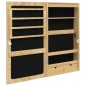 vidaXL Spiegel-Schmuckschrank mit LED-Beleuchtung Wandmontage vidaXL Spiegel-Schmuckschrank mit LED-Beleuchtung Wandmontage